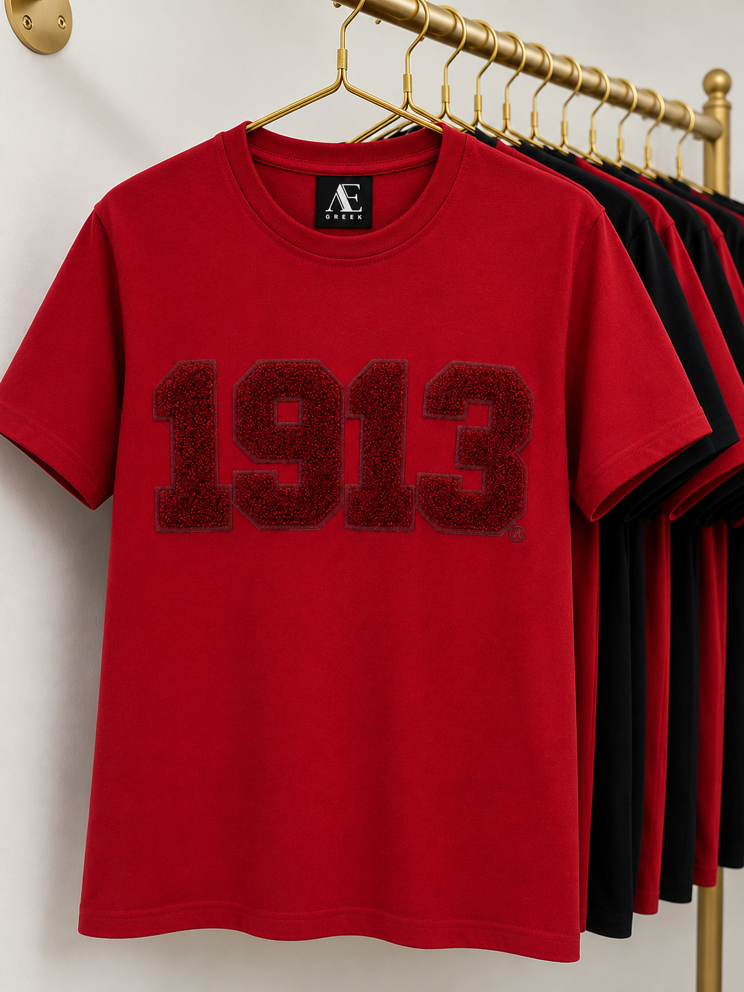 1913 Crimson Chenille Shirt