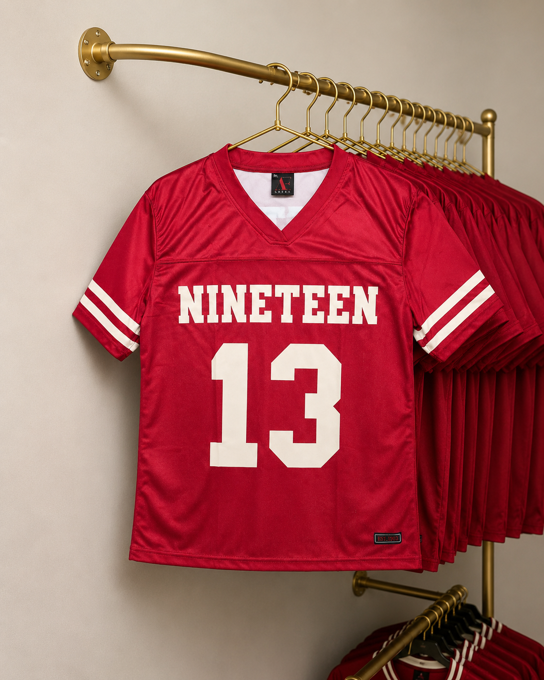 Crimson and Cream Jersey