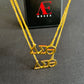 Delta Sigma Theta ΔΣΘ Necklace (Gold)