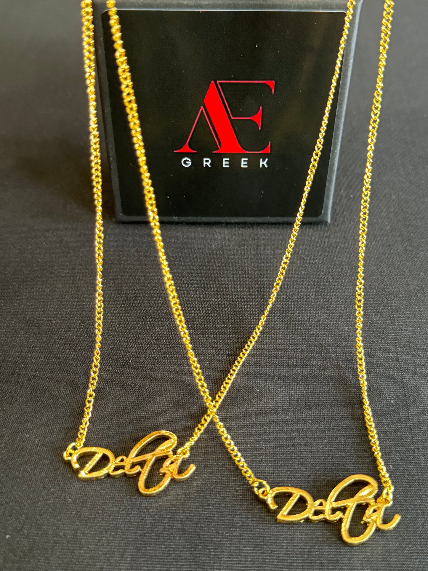 Delta Sigma Theta “DELTA” Necklace