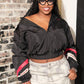 Delta Fly Black Windbreaker