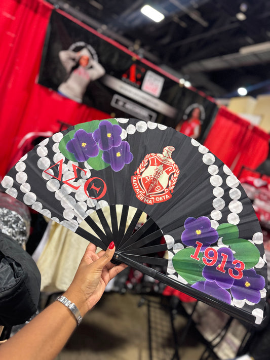 Delta Black Large Fan