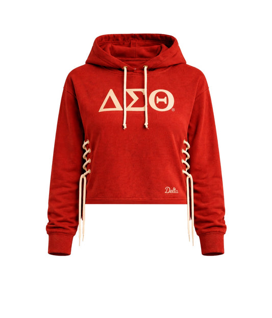 Delta She Tie Hoodie
