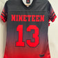 Gradient Black and Red Jersey