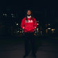 ΚΑΨ Crimson and Cream Dual sided Pullover Windbreaker
