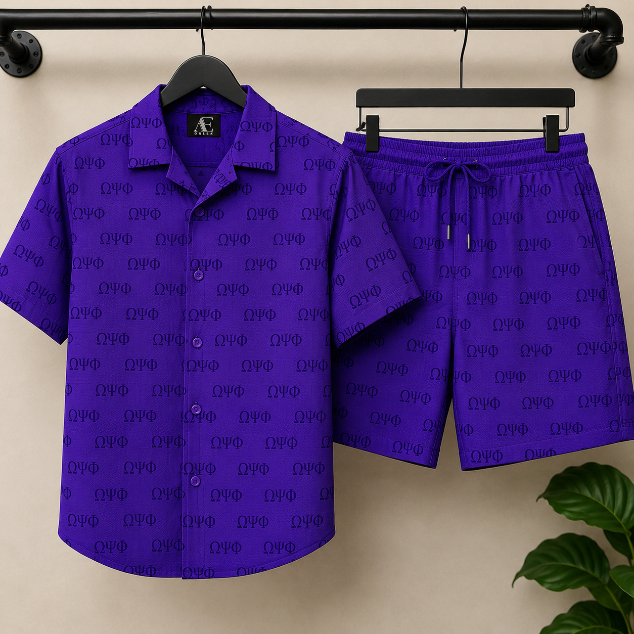 Omega Psi Phi Monogram Set
