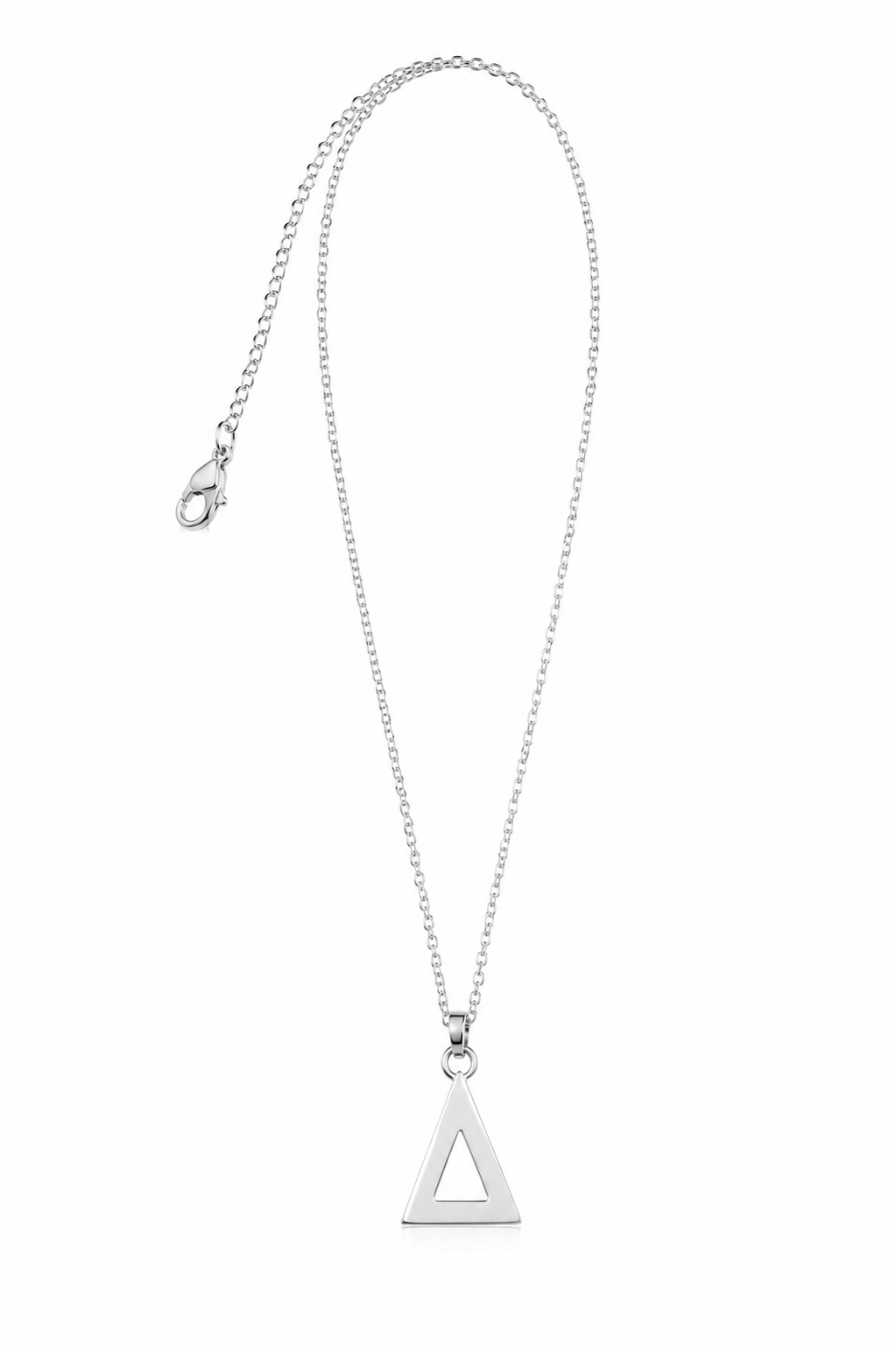 Delta Sigma Theta SILVER Pendant Necklace