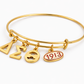 Delta Sigma Theta ΔΣΘ Gold Bangle Bracelet