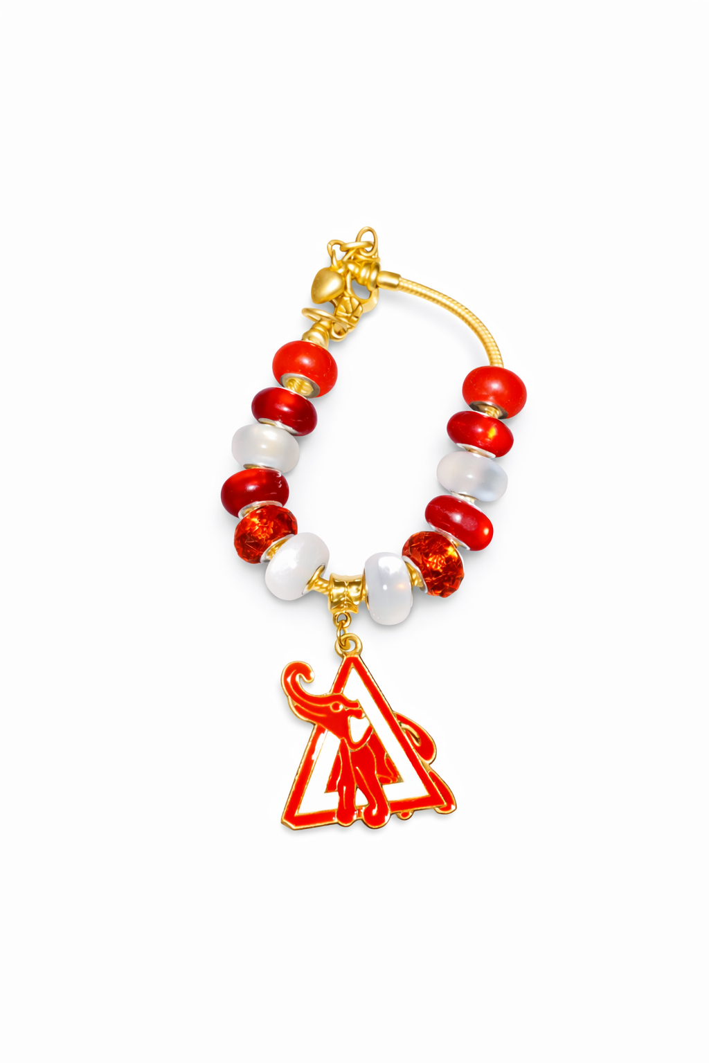 Delta Sigma Theta Elephant GOLD Charm Bracelet