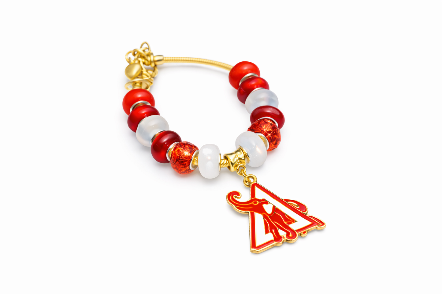 Delta Sigma Theta Elephant GOLD Charm Bracelet