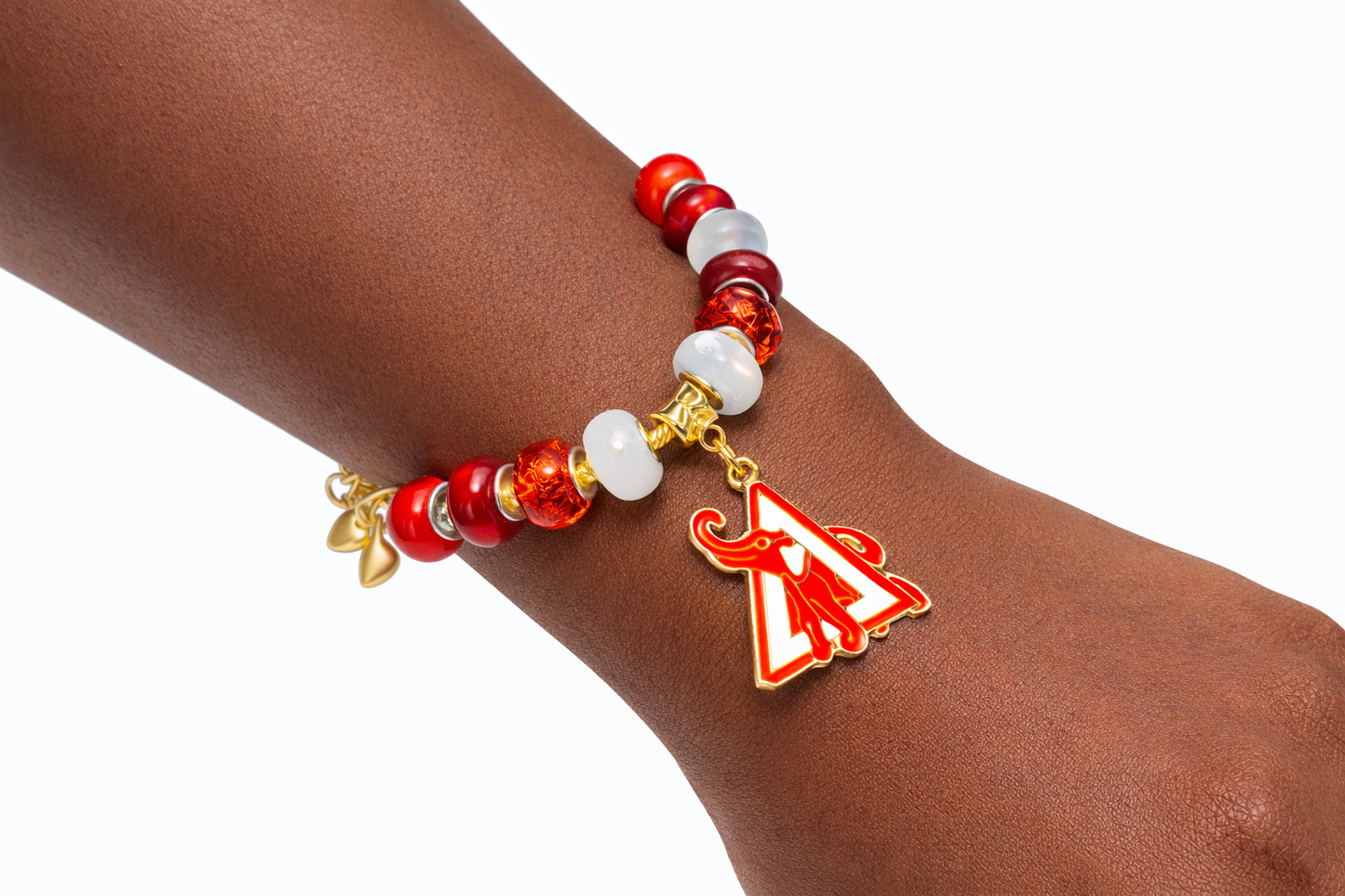 Delta Sigma Theta Elephant GOLD Charm Bracelet