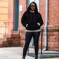 Black Chenille 1913 Lace Hoodie